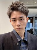 フェザーパーマ/サーフカール/刈り上げセンターパート/波巻き