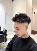 MEN’S HAIR/波巻ツイストスパイラル/フェザーパーマ/京都河原町