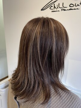 ミディアムレイヤー×ハイライト[20代/30代/40代/50代/60代]