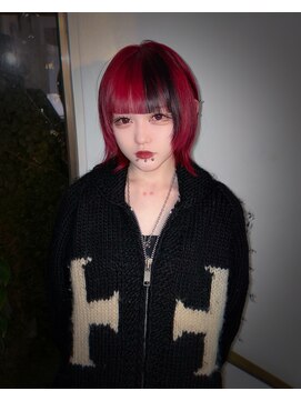 キイ 原宿 表参道(K.e.y) シャギーカット/シャギーレイヤー/セクションカラー