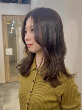 ロア 四条河原町店(LoRE) 《LoRE》セミロング/イルミナカラー/髪質改善/レイヤーカット