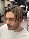 センター分け