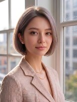 エーヴ 耳掛けボブ× オフィスで浮かない【大人ハイライト】