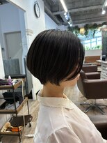 エルズ 大宮店(ailes)&nbsp;大宮/ミルクティーブロンド/ダークブルー/デジタルパーマ