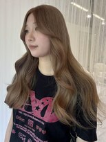 シエル 一社(cher)&nbsp;1ブリーチ~◎ ミルクティーカラー