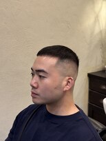 スカイマスターバーバー 渋谷(SKY MASTER BARBER)&nbsp;クロップ×スキンフェード[渋谷/理容室/バーバー/メンズ]