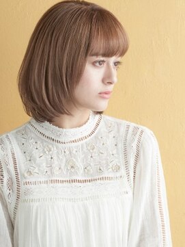 ミンクス 青山店(MINX) 王道ストレートロブ　#モード#ジグザグバング#ミニマムボブ