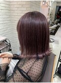 【Lond倉崎涼】外ハネカール可愛い切りっぱなしピンクグレージュ