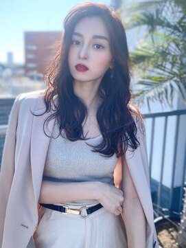 ジーナ 渋谷駅前(Zina) 【Zina　渋谷】イメチェン毛先パーマ耳かけ×フォギーベージュ