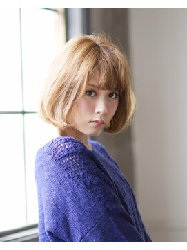 ルートヘア 藤沢店 40代からの大人の派手髪☆ブリーチダブルカラーで上品主婦ママ