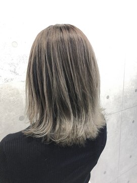 レーヴ(REVE) バレイヤージュボブ_セミウェットウェーブ