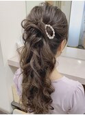 【プレストベル】ふんわりルーズポニーテール