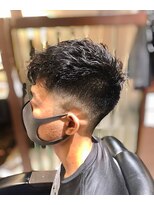 エヌドットバーバー ギンザ(N.BARBER GINZA)&nbsp;フェード/スパイラルパーマ/短髪パーマ　【銀座】<理容室>