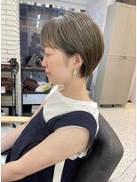前髪カール/ネオシースルーバング/くびれボブ［銀座］