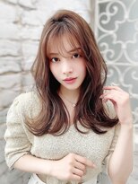 Chika 大人可愛いくびれヘア×ベージュ系メルティカラー