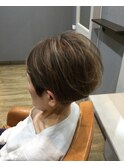 2ブロックショートボブ