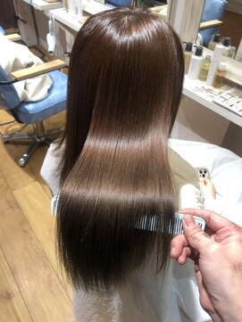 アヴァンス 天王寺店(AVANCE.) 髪質改善×ミルクティーブラウン