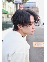 アソビ 表参道(ASOBI) 波巻きパーマ ウルフ