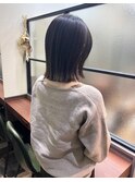 切りっぱなしボブ_髪質改善トリートメント