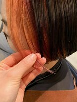 【 オレンジ フェイスフレーミング × ショート 】浅野美紀