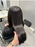 レイヤーカット+トーンダウン