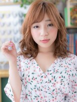 カバーヘア ブリス 大宮西口(COVER HAIR bliss)&nbsp;アシンメトリー外国人風暖色系カラーボブルフc5大宮20代30代40代