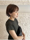 前上がりボブ