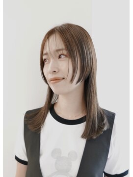 マスタード(MASTARD) 20代30代40代ウルフ前髪アンブレラカラーこなれミディイメチェン