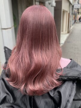 ローレンアンドパレード 並木坂店(Lauren&Parade) silkypink ベビーピンク ハイトーンカラー 艶カラー 美髪