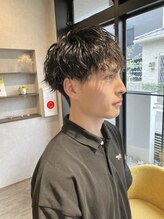 メンズパーマも得意なサロンです！
