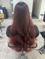 アジールヘア 所沢プロペ通り店(agir hair)&nbsp;グラデーションカシスピンクメルティカラーケアブリーチ所沢