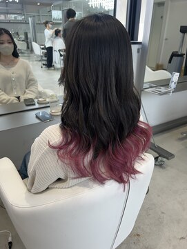 リタブランシェ(Lita branche) 巻いてもアップでもかわいいエンドカラー◎