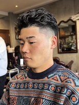 エルエー バーバーショップ 草津店(L.A BARBERSHOP)&nbsp;店長【橋本】オールバックパーマ