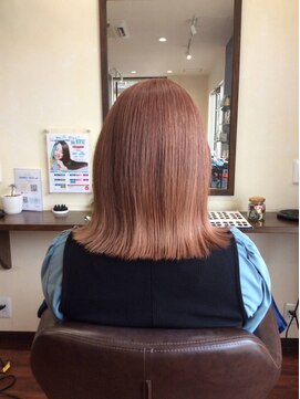 バンビ 本渡店(Bambi) ピンクベージュ☆ボブ