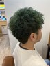 『メンズ』ツーブロック刈り上げのみ＋炭酸シャンプー￥2700