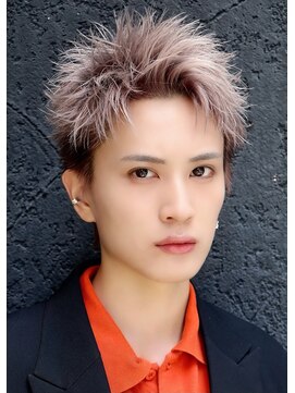 オーシャントーキョーウエスト 心斎橋 (OCEAN TOKYO WEST) スパイキーショート短髪シルバーカラー