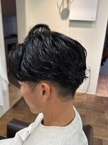 エクファ ヘア リゾート 大津 瀬田店(ex-fa hair resort)&nbsp;サーフカール/スパイキーショート/ブルーブラック/大津/瀬田