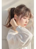 セミロング/似合わせ/顔周り/【lana hair新宿】