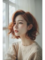ヘアサロン エヌ 銀座(hair salon N) オレンジカラー髪質改善白髪染め20代30代40代銀座東銀座