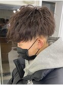 スペインカール/スパイラルパーマ/波巻きパーマ/フェード/メンズ