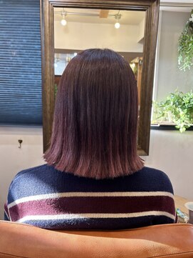 エルムトウキョウ(ELM Tokyo) 肩ラインのぷつっとボブでスタイリングも楽チンに♪