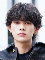 レタッチバイフィフス(RETOUCH by fifth) シャドウパーマルーズパーマ無造作毛流れセンターパートマッシュ