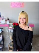 アンゼロ(UNZELO) 切りっぱなしボブ
