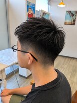 アールバディ 立野店(R Buddy) U24爽やかフェード×ナチュラルアップバングショート