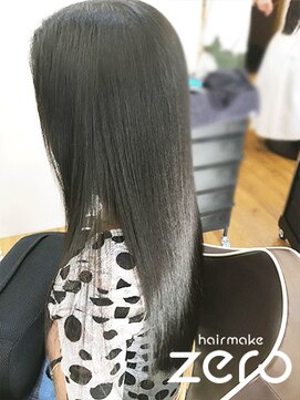 ヘアメイクゼロ 坂戸駅前店(hairmake zero) ファイバープレックス　ストレート