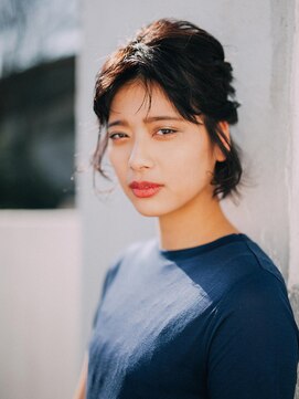 アラワラブルー(arrawarra blue) 波ウェーブなボブアレンジ/20代/30代/40代/50代/倉敷/南町