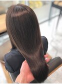 【イノアカラー使用】艶髪ストレート