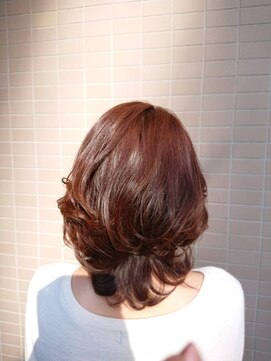 ボヌールヘア(BONHEUR HAIR) 大人の艶髪レッドブラウン【櫻井】
