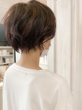 キャアリー(Caary) 福山　美容室 イルミナカラー パーマショートヘア人気キャアリー