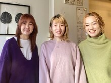 カミットチャーチ(KAMITTO CHUUCH)の雰囲気（女性トップスタイリスト3人だけの少人数サロンです）